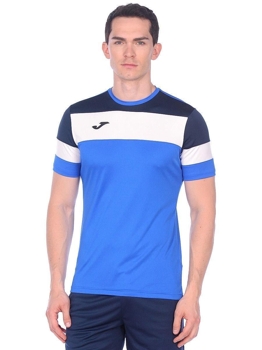 Футболка Joma 101534.703 Crew Iv T-Shirt S/S XL Royal/Dark Navy