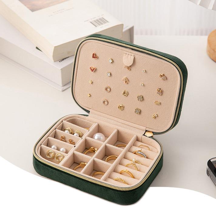 Органайзер для біжутерії та прикрас 15019 5.5х11х15 см зелений (5002597) - фото 2 Органайзер для біжутерії та прикрас 15019 5.5х11х15 см зелений (5002597) - фото 2