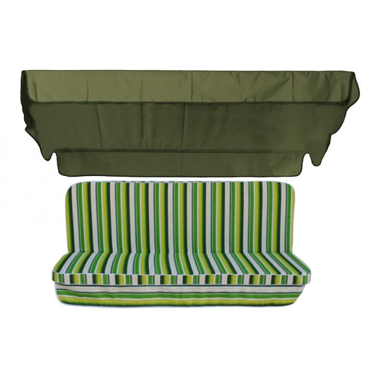 Комплект подушек для качели eGarden Verrano 170x110x6 тент 120x200 Комплект подушек для качели eGarden Verrano 170x110x6 тент 120x200