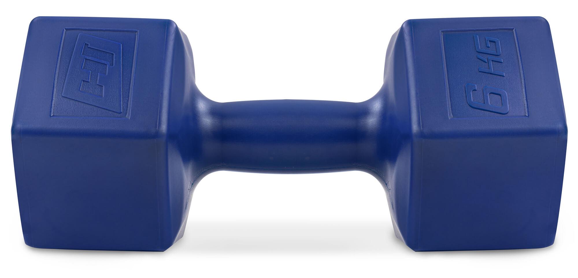 Набір гантелей Hop-Sport HS-C060DH 2х6 кг композитних Темно-синій - фото 3