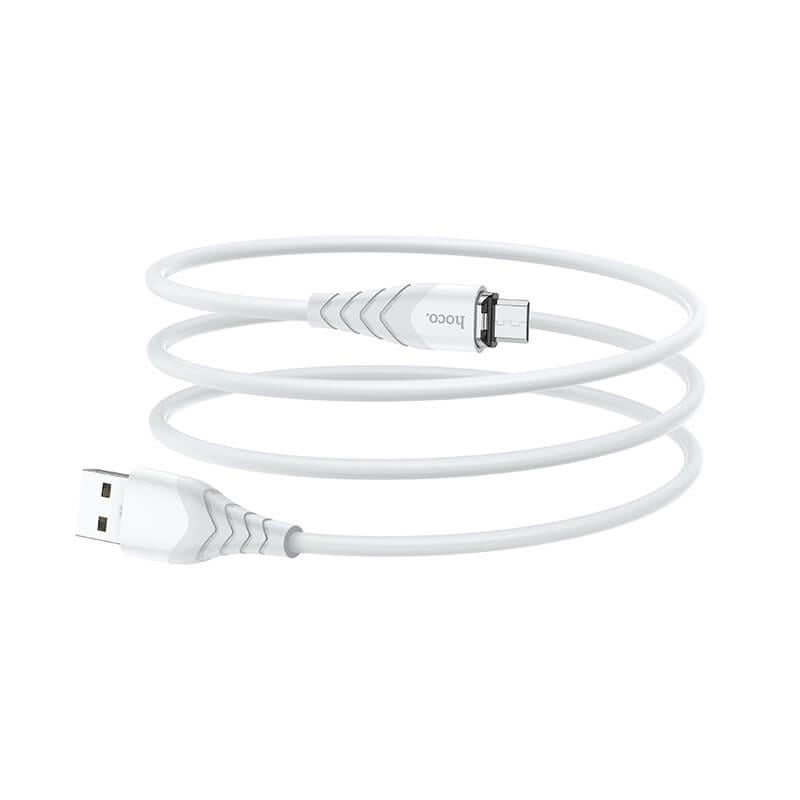 Дата кабель Hoco X63 Racer USB to MicroUSB 1 м White Дата кабель Hoco X63 Racer USB to MicroUSB 1 м White