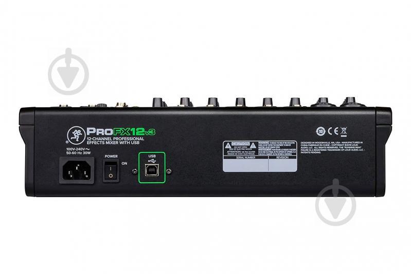 Микшерный пульт Mackie ProFX12v3 - фото 3 Микшерный пульт Mackie ProFX12v3 - фото 3