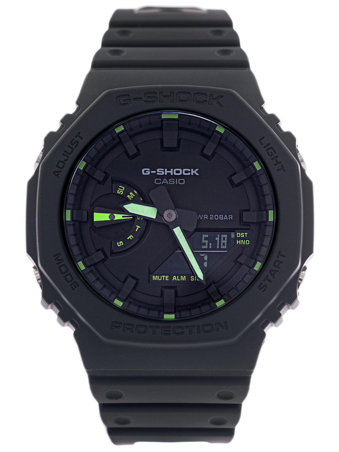 Часы Casio G-SHOCK GA-2100-1A3ER Neon Accent Series (1512)