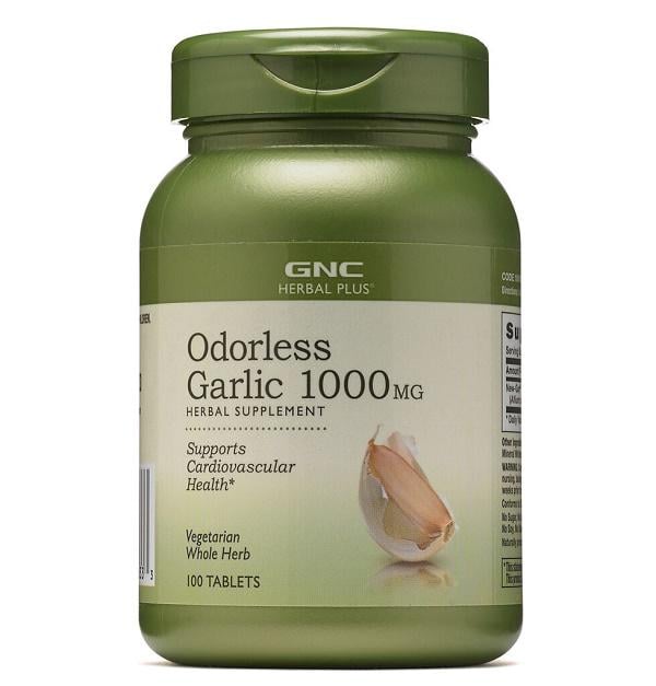 Часник GNC Herbal Plus Odorless Garlic 1000 mg 100 Tabs