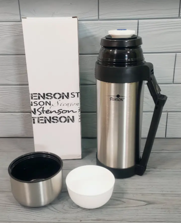 Термос харчовий/питний Stenson MT-0274 2в1 1500 мл з нержавіючої сталі - фото 3 Термос харчовий/питний Stenson MT-0274 2в1 1500 мл з нержавіючої сталі - фото 3