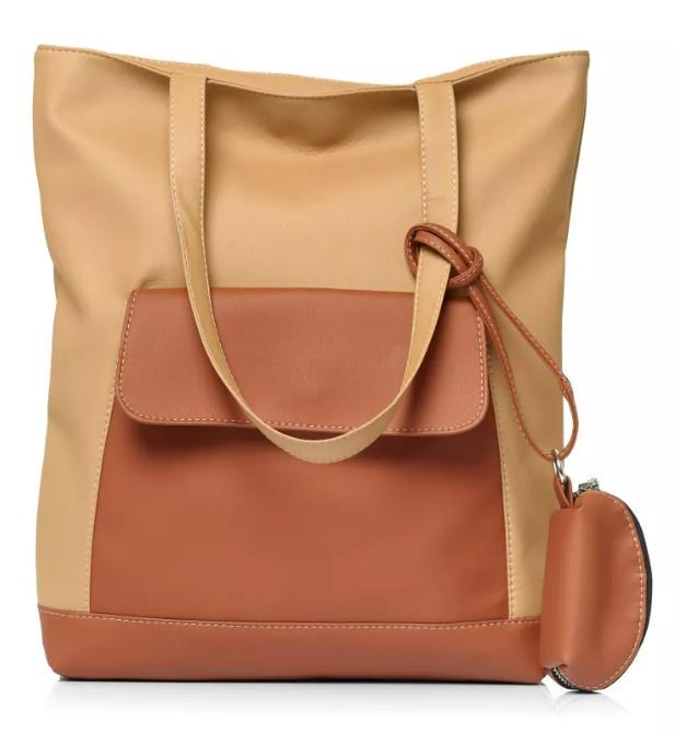 Шоппер женский Sambag Shopper Бежевый (93251026)