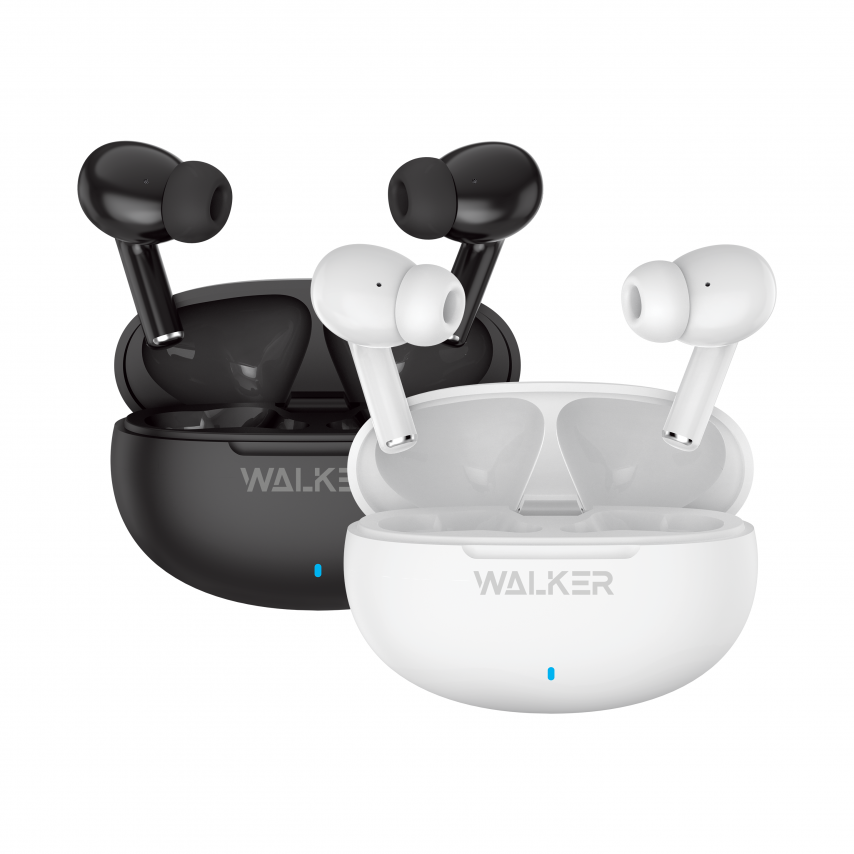 Наушники Bluetooth WALKER WTS-60 ENC White - фото 11