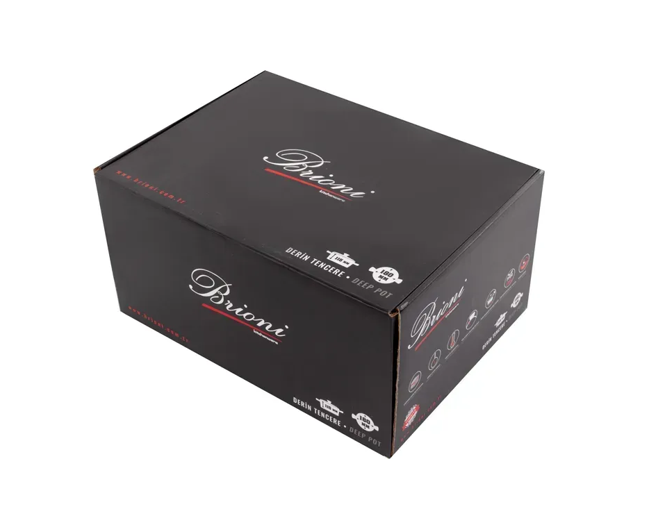 Каструля антипригарна Brioni Royal Stone Tigereye Gold 18 см 2,5 л - фото 2