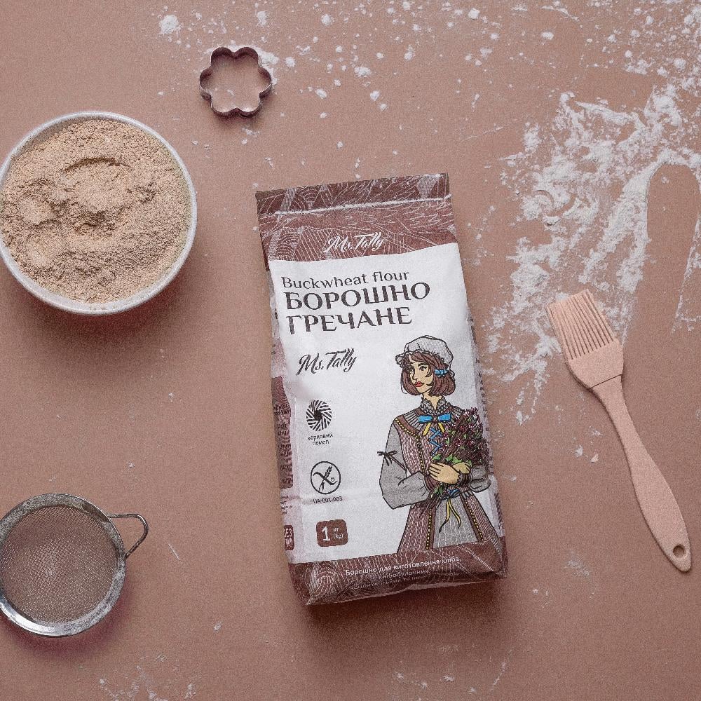 Мука гречневая Ms.Tally 1 кг (4820216950083) - фото 5 Мука гречневая Ms.Tally 1 кг (4820216950083) - фото 5