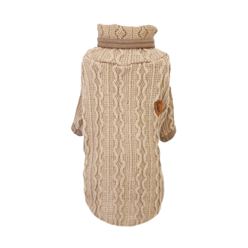 Свитер для собак Hoopet HY-1186 M весенне-осенняя водолазка Brown