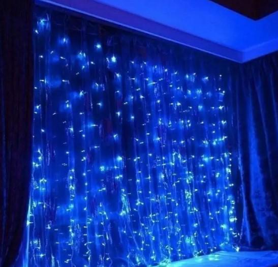 Гірлянда водоспад 200LED 2х2 м синій