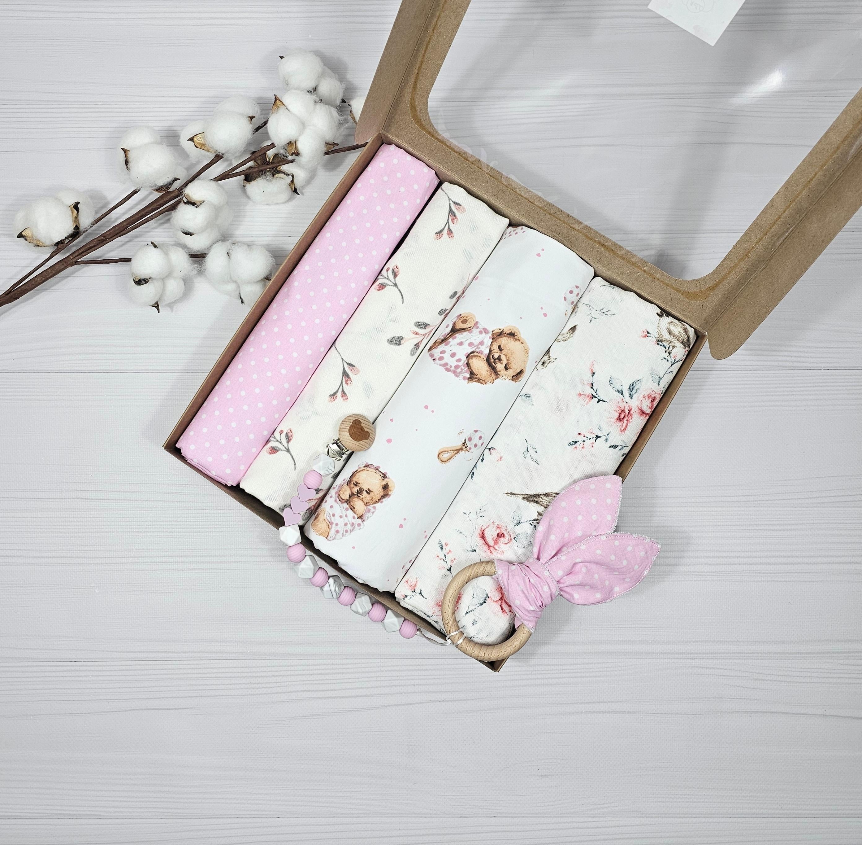 Набір пелюшок дитячих a.l.babybox Солодкі сни з мусліном (25070096)