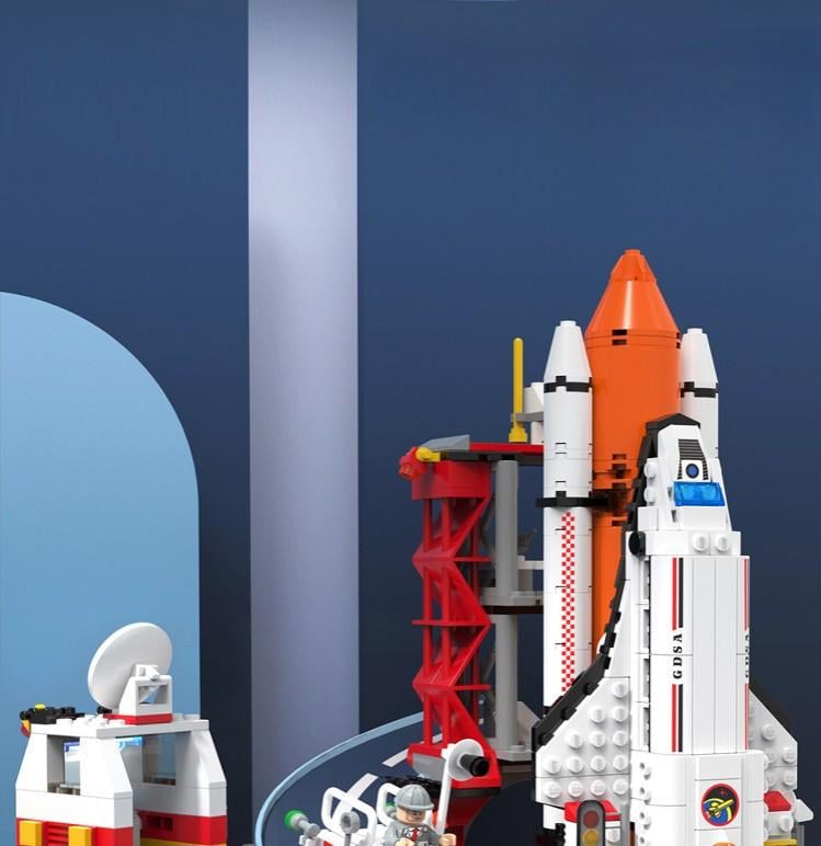 Конструктор дитячий GUDI космічнийшатл та ракета з 679 дет. - фото 6 Конструктор дитячий GUDI космічнийшатл та ракета з 679 дет. - фото 6