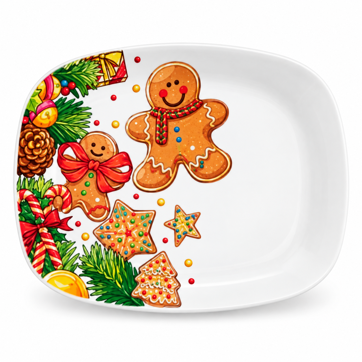 Тарелка GalleryGlass Parma Cookie прямоугольная 21х18 см (85006398)