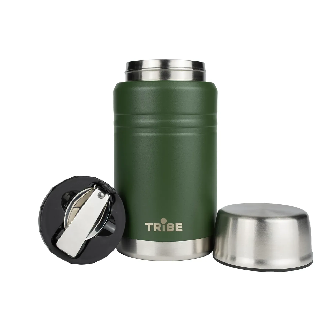 Термос Tribe Food Jar харчовий 0,7 л T-DE-0023 Olive (30874481) - фото 3