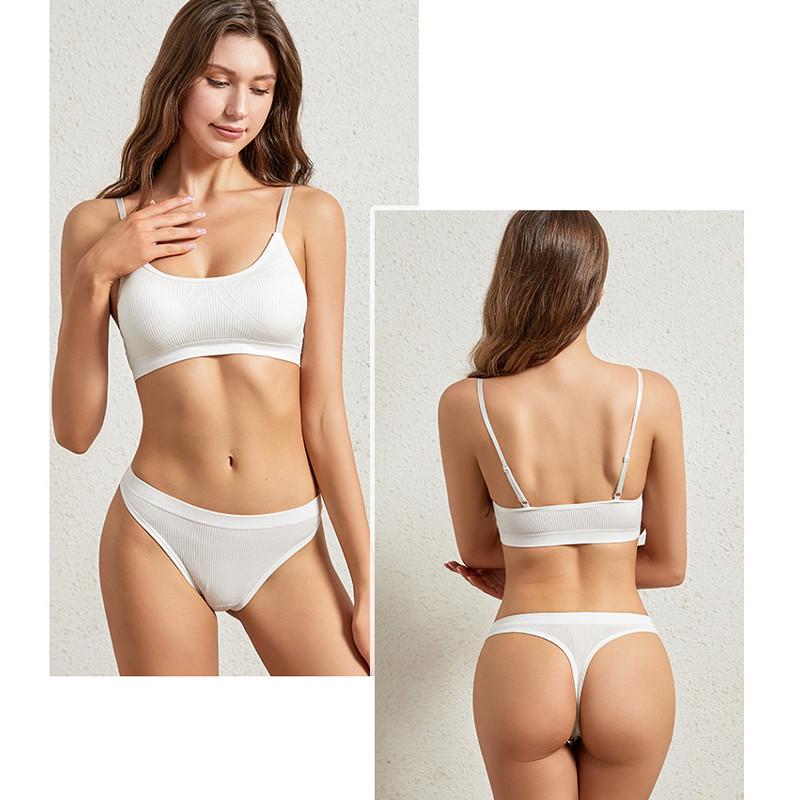 Комплект женского белья бесшовный Lesko 6618 XL 85 ABC Белый - фото 4 Комплект женского белья бесшовный Lesko 6618 XL 85 ABC Белый - фото 4