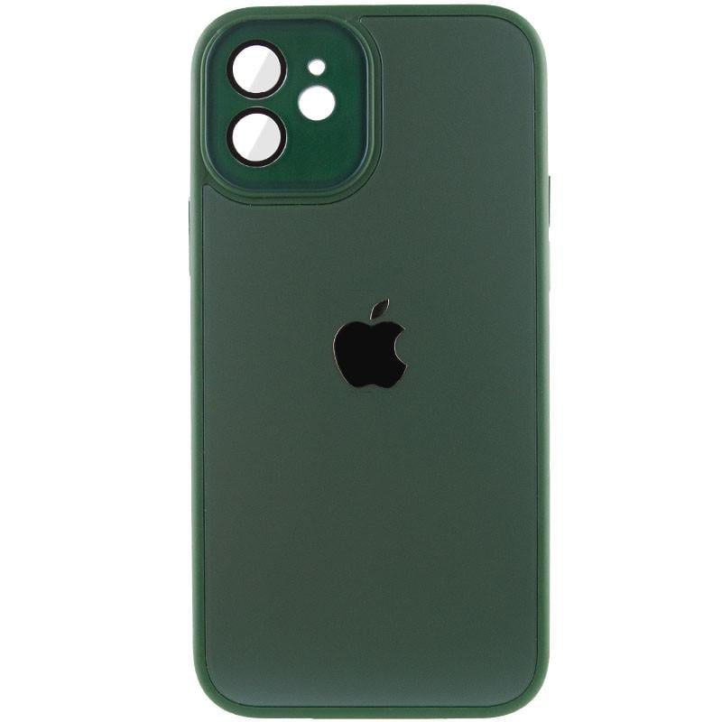 Противоударный Чехол TPU+Glass Sapphire Midnight для Apple iPhone 11 (6.1") Зеленый / Forest green