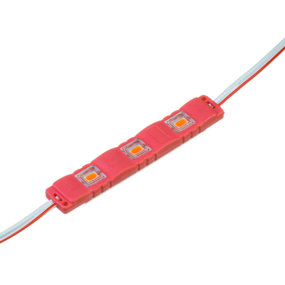 Модуль cветодиодный SMD5730 3led 12 V 1,5 W IP65 Красный