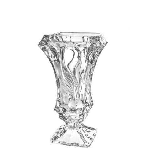 Ваза для цветов Bohemia Bamboo на ножке/богемское стекло h 30 см (84C99/0/77K57/300)