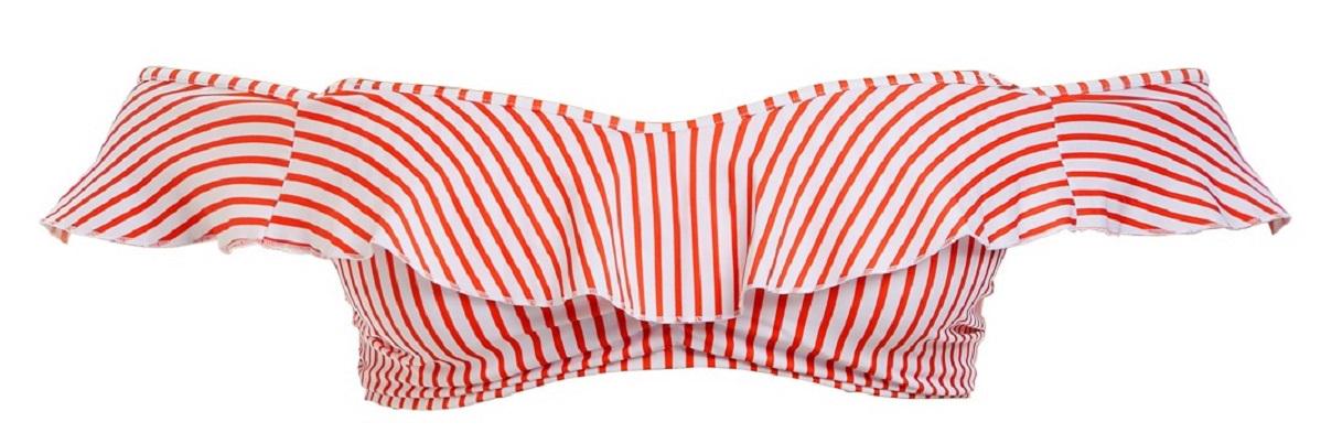 Купальный топ FREYA Totally Stripe 6552 32FF Flame (889500888734)