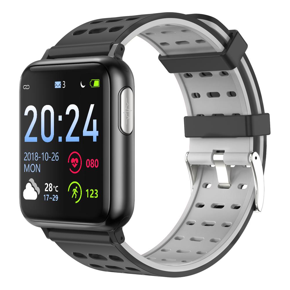 Смарт-годинник Lemfo V5 Metal з вимірюванням тиску і пульсоксиметр Чорно-сірий Смарт-годинник Lemfo V5 Metal з вимірюванням тиску і пульсоксиметр Чорно-сірий