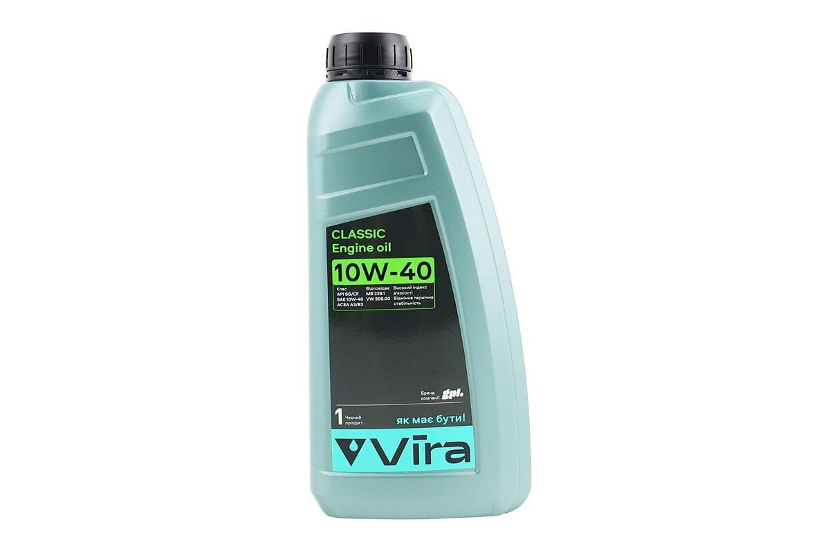 Олива моторна VIRA 4T 10W-40 напівсинтетична універсальна 1 л (10044192)