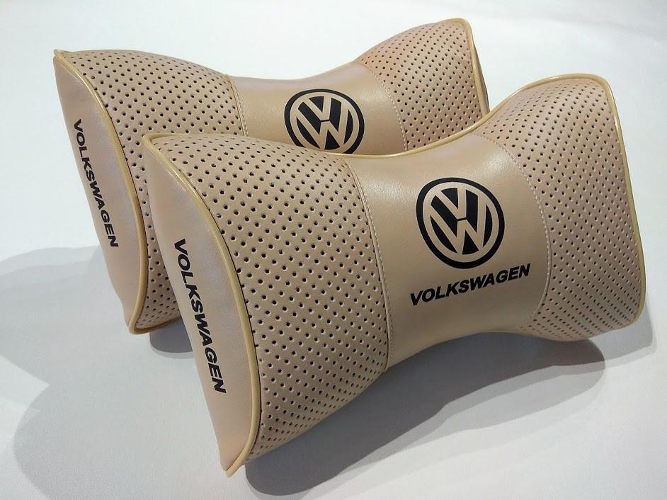 Подушка на подголовник авто Volkswagen 2 шт. (00347)