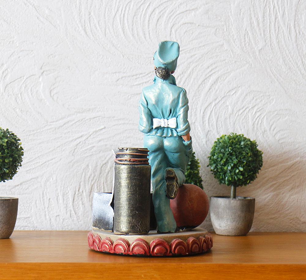 Статуетка Леді Лікар - візитниця 22 см Гранд Презент ВП809 - фото 4 Статуетка Леді Лікар - візитниця 22 см Гранд Презент ВП809 - фото 4