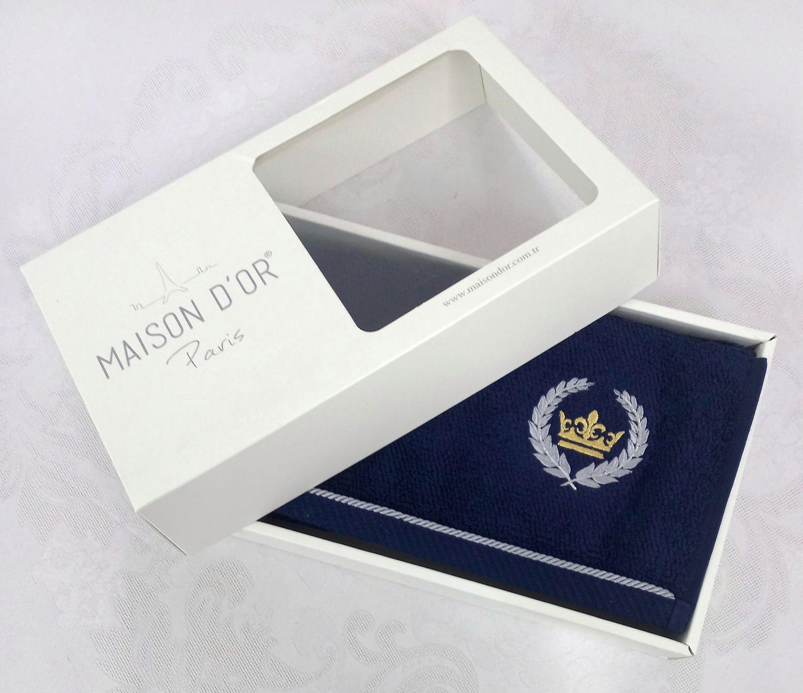 Полотенца Maison D'or 4 шт. Pierre Loti Navy (CN12922)