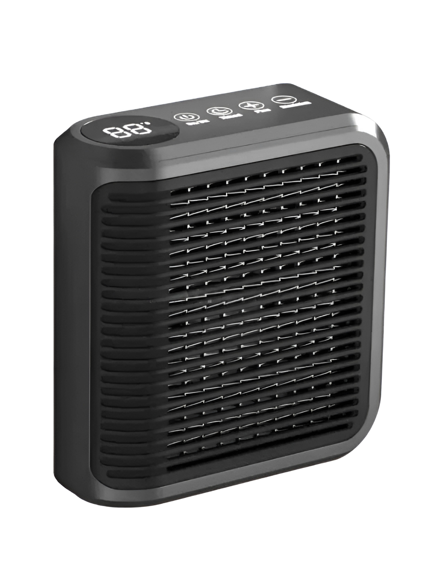 Тепловентилятор с таймером 800 Вт Серо-черный (3053128710) - фото 3