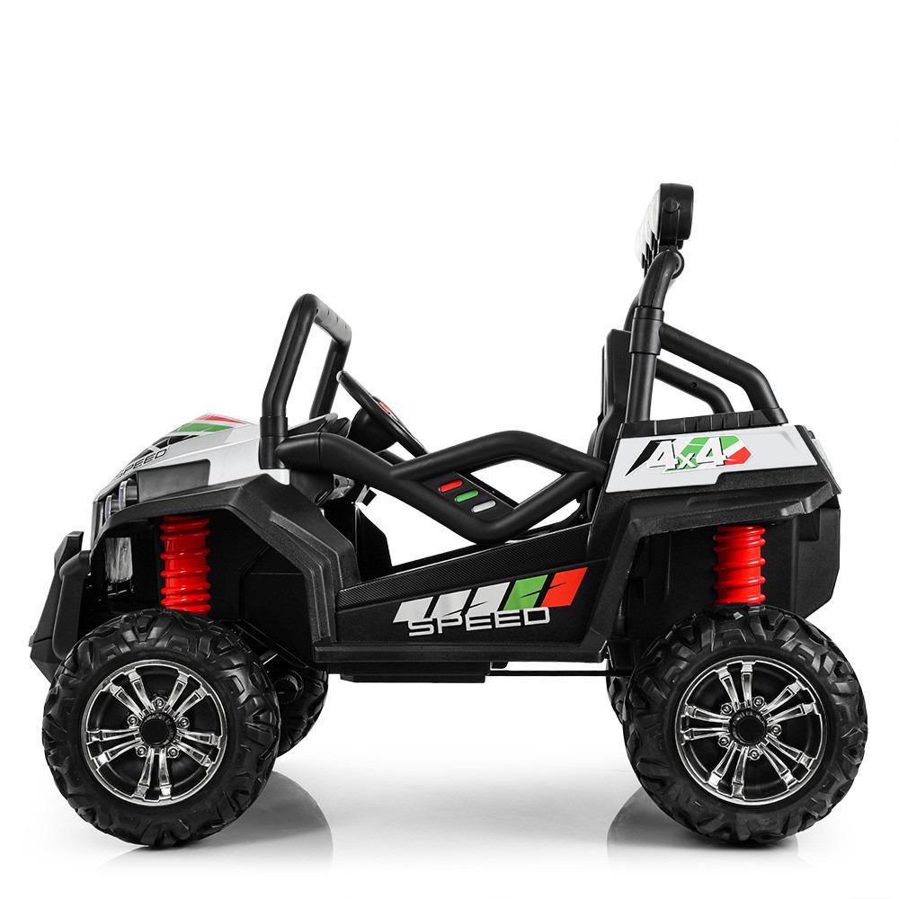 Дитячий електромобіль Bambi Racer M 3454 EBLR-1 джип з ручкою газу 1500 W Білий (14019480) - фото 3