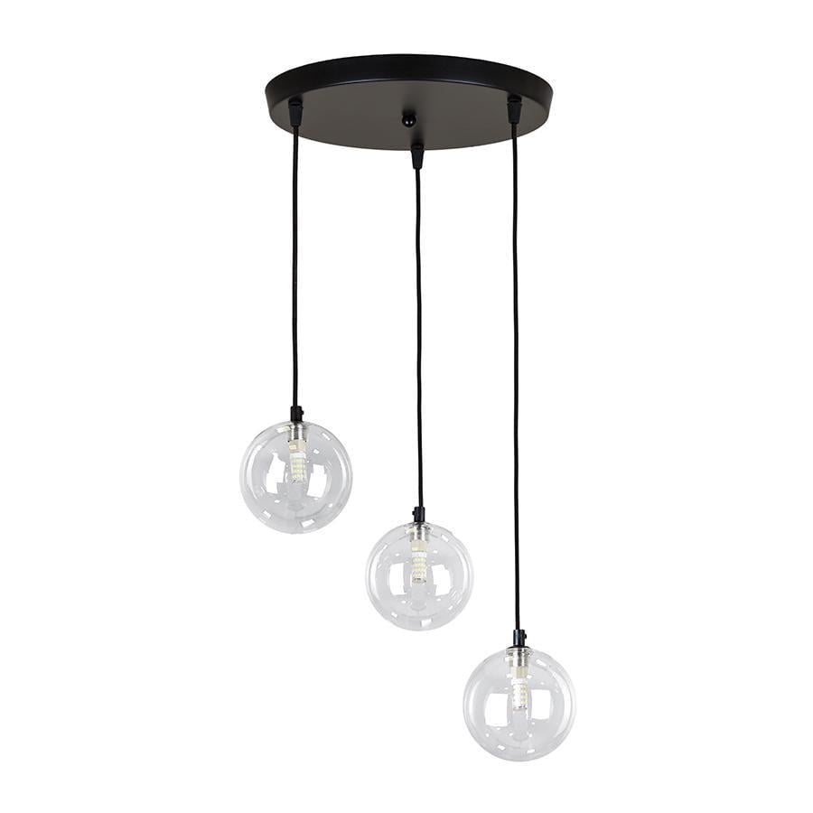 Світильник підвісний 761P120F-3 BK/CL 300