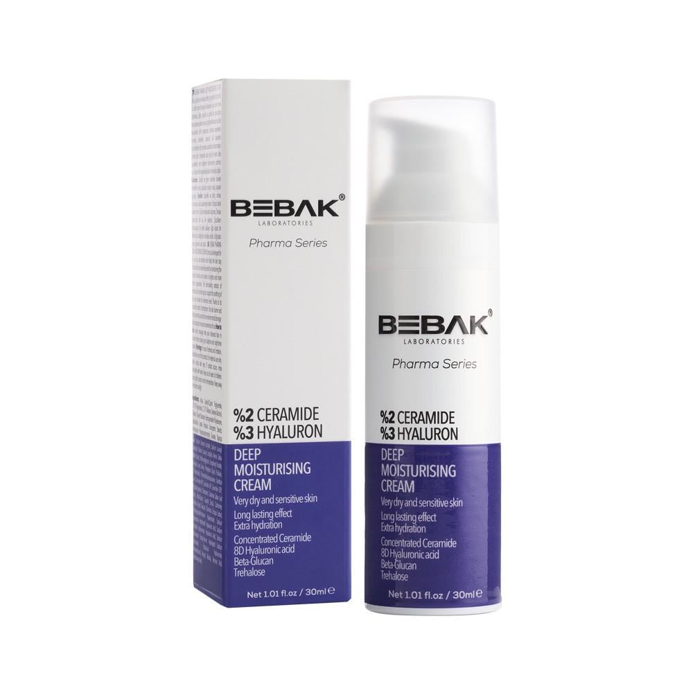 Крем для лица Bebak Pharma с церамидами и гиалуроном 30 мл