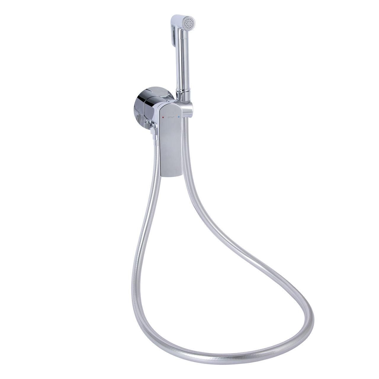 Набор для гигиенического душа Qtap Slavonice округлый Chrome (QTSLA262CRM45915)