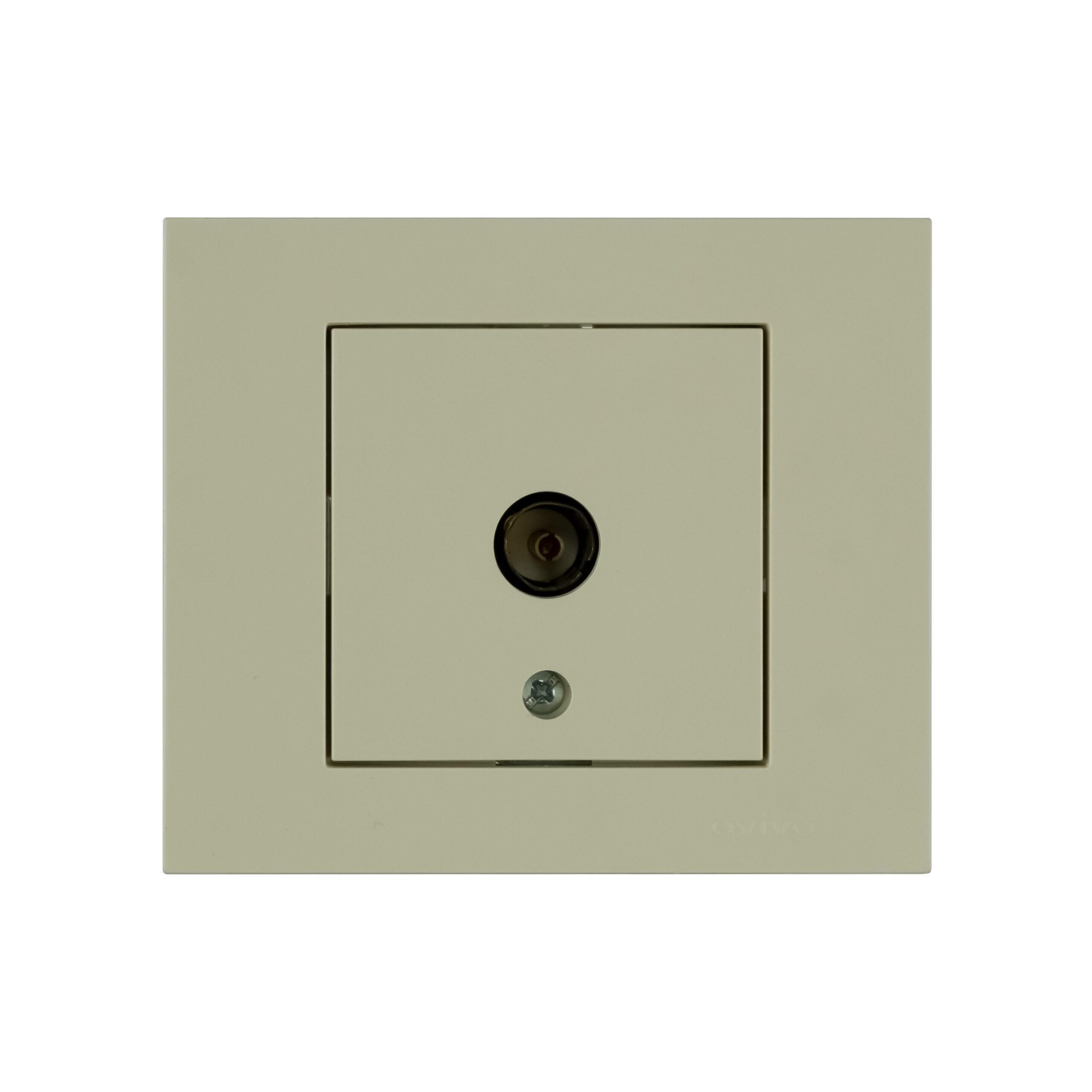Розетка ТВ конечная GRANO Кремовый (400-020300-225)