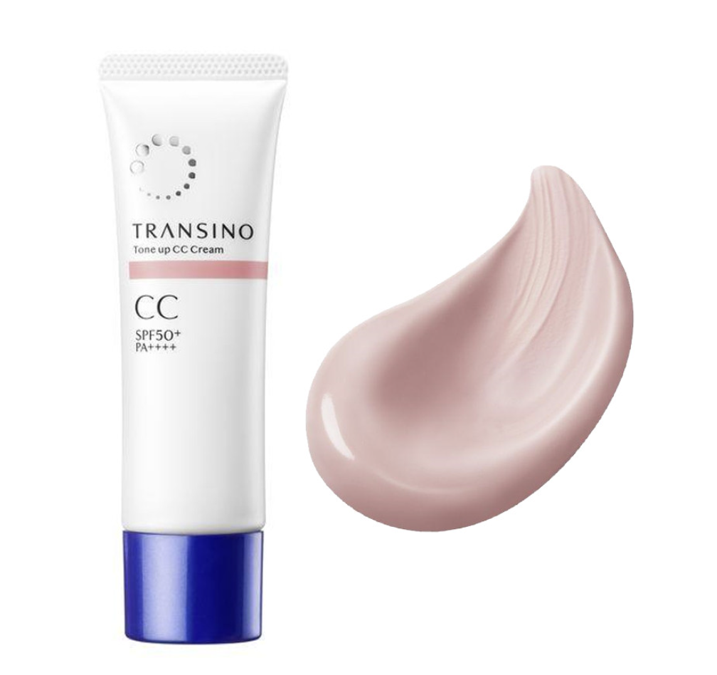 CC крем, що освітлює, для вирівнювання тону шкіри Transino Tone Up CC Cream 30 мл - фото 2