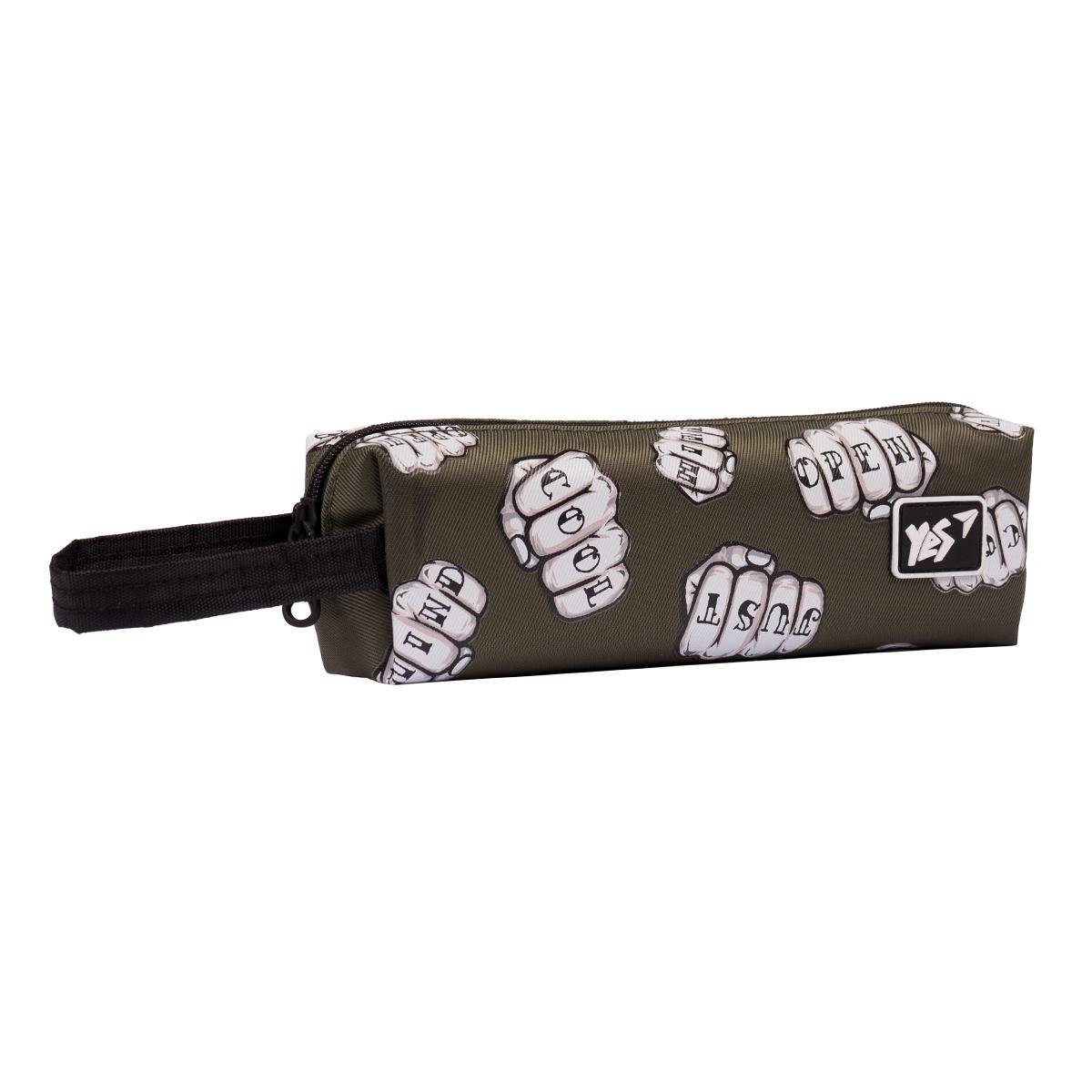 Пенал м'який YES TP-05 Tattoo Зелений (532463) Пенал м'який YES TP-05 Tattoo Зелений (532463)