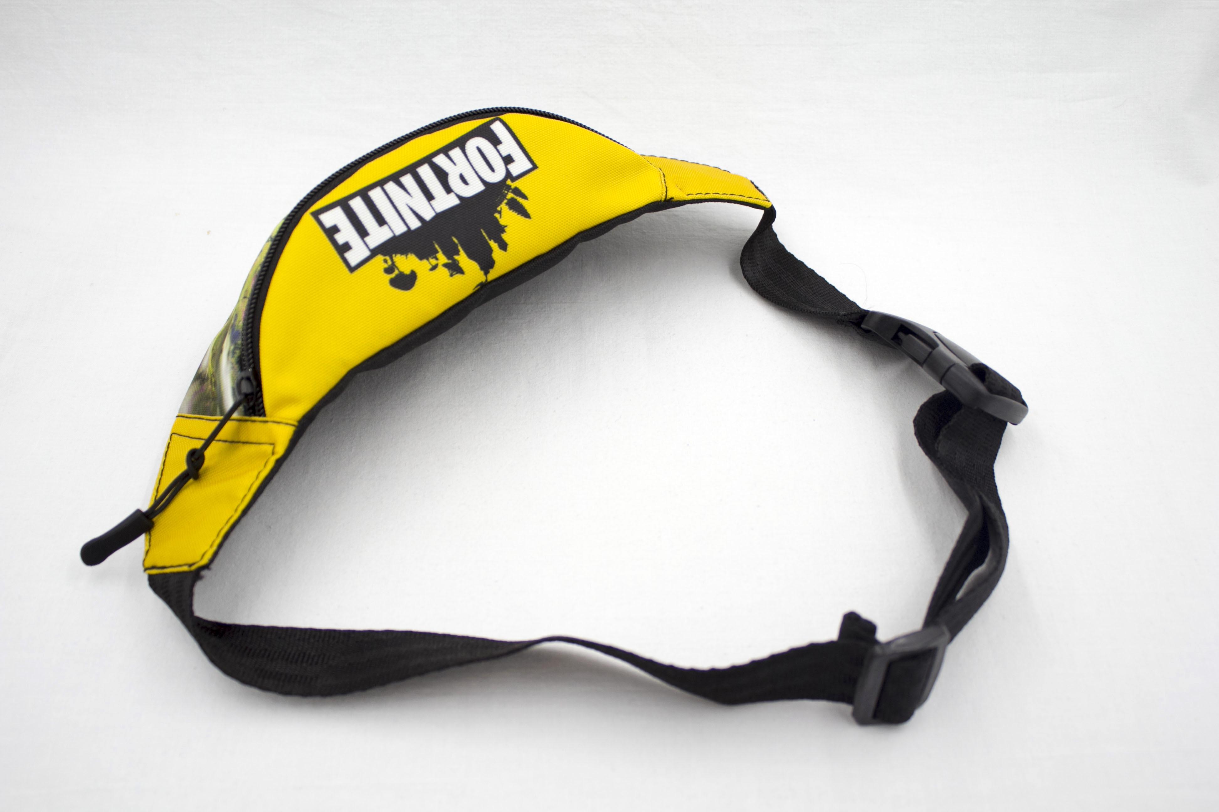 Сумка бананка для хлопчика з регулюючим ремінцем 4-8 років Форнайт Жовтий (Д-014) - фото 5 Сумка бананка для хлопчика з регулюючим ремінцем 4-8 років Форнайт Жовтий (Д-014) - фото 5