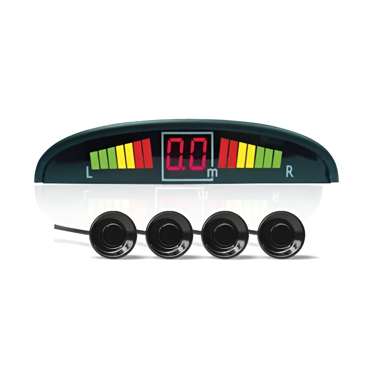 Парковочная система Andowl задняя 4 датчика 22 мм Q-CA201 Черный (66fee3ec)