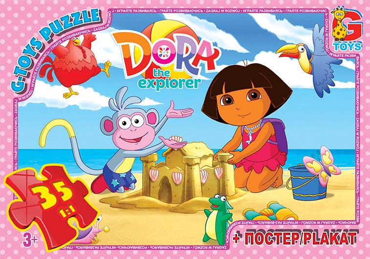 Пазли «Дора» 35 деталей (DZ01)