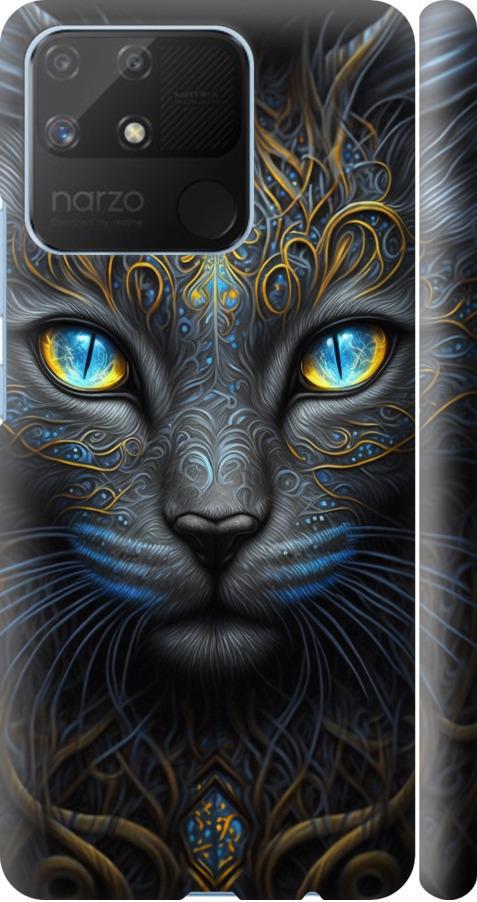 Чехол на Realme Narzo 50A Кошка (5548m-2514-42517)