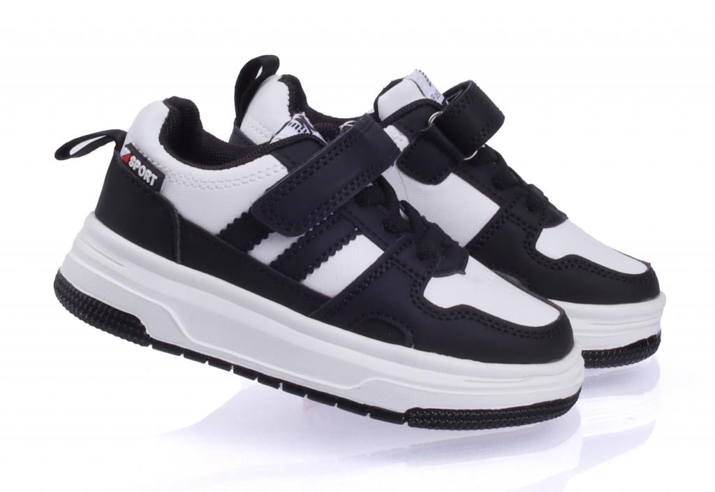 Кроссовки для мальчиков р. 23 Черно-белый (1046)