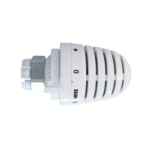 Термостатическая головка Herz DESIGN D с цанговой крепью Белый (1923099)