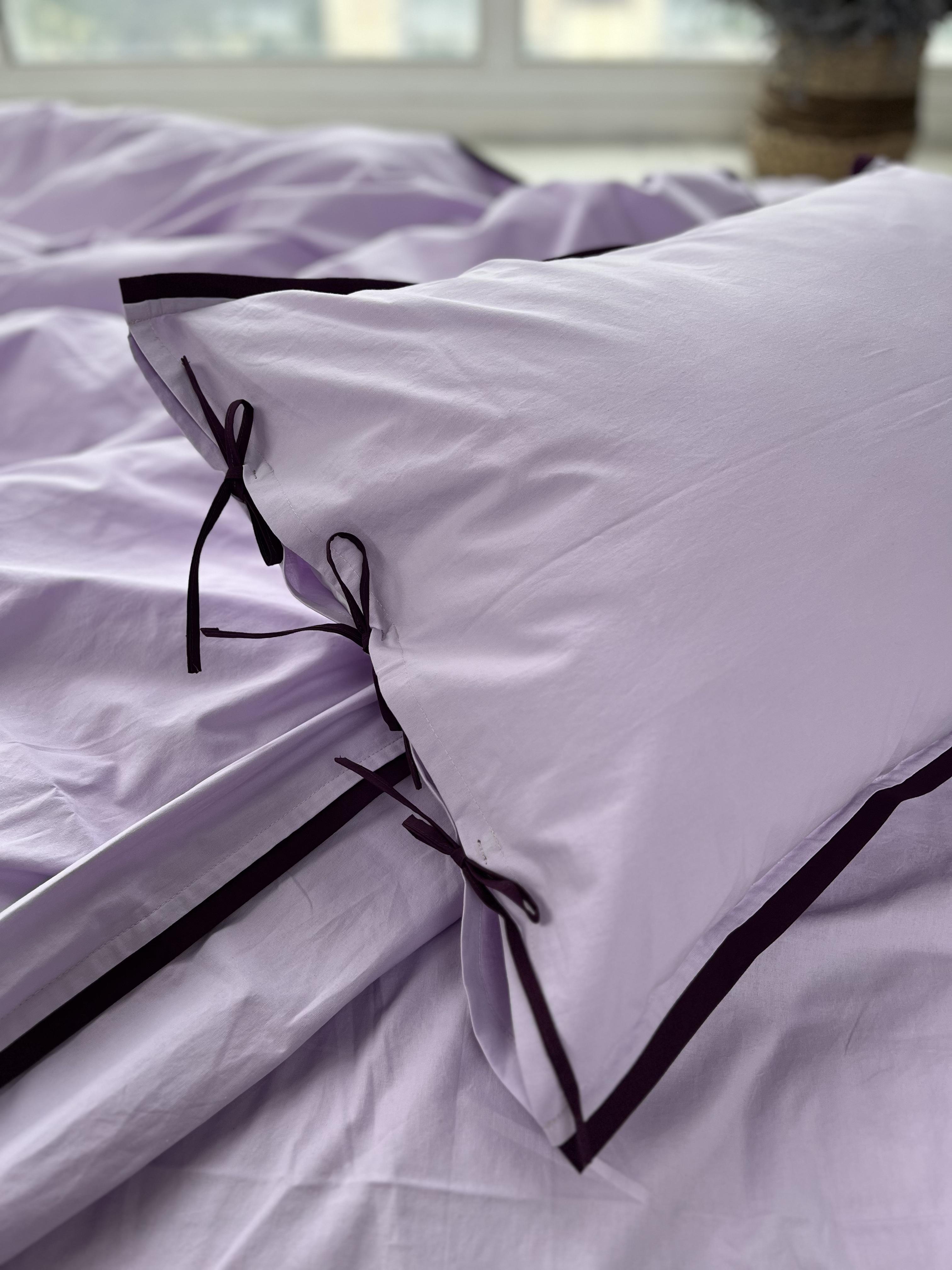 Комплект постельного белья White Dream полуторный 155х215 см вареный хлопок Лиловый (2003/2) - фото 6 Комплект постельного белья White Dream полуторный 155х215 см вареный хлопок Лиловый (2003/2) - фото 6