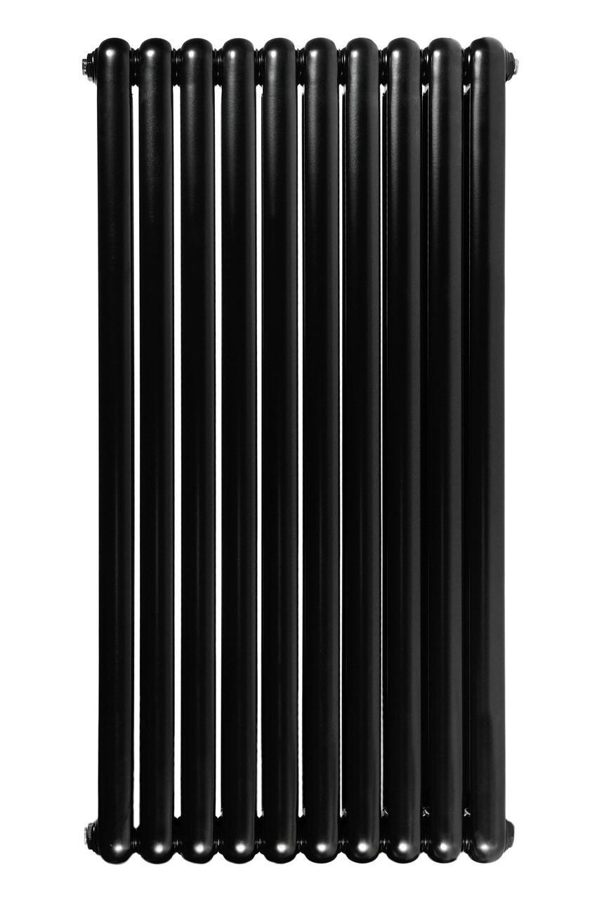Радиатор дизайнерский вертикальный ARTTIDESIGN Verona 10/1200/600 Черный матовый (23227820)