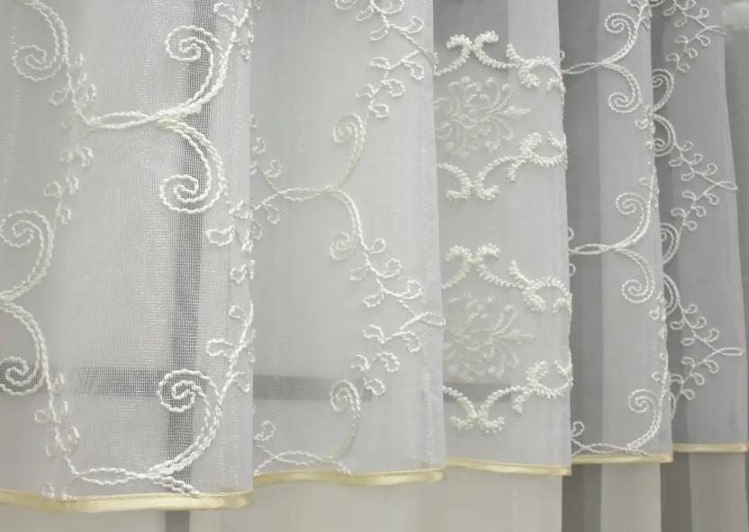 Занавеска на кухню 250х170 см Молочный (00к 59-920) - фото 4 Занавеска на кухню 250х170 см Молочный (00к 59-920) - фото 4