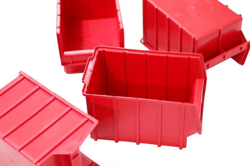 Метизний ящик пластиковий для зберігання інструменту 350х210х200 мм Красный - фото 4