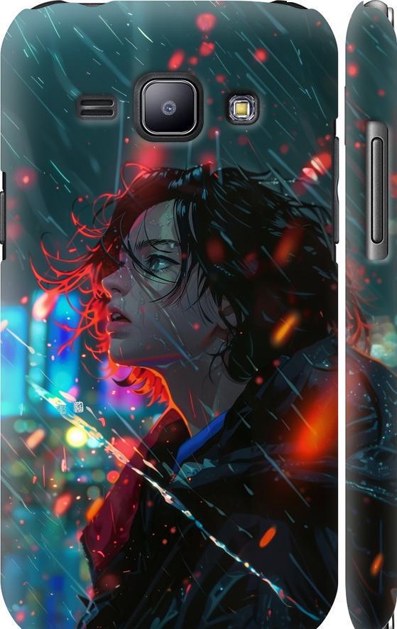 Чехол на Samsung Galaxy J1 J100H Ночные огни (6096m-104-42517)