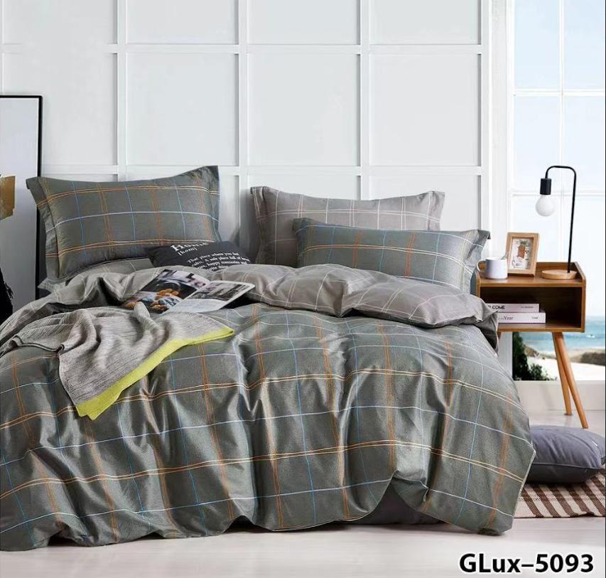 Простирадло двоспальне Клітинка бязь голд люкс 200х220 см Сірий (20797980) Простирадло двоспальне Клітинка бязь голд люкс 200х220 см Сірий (20797980)