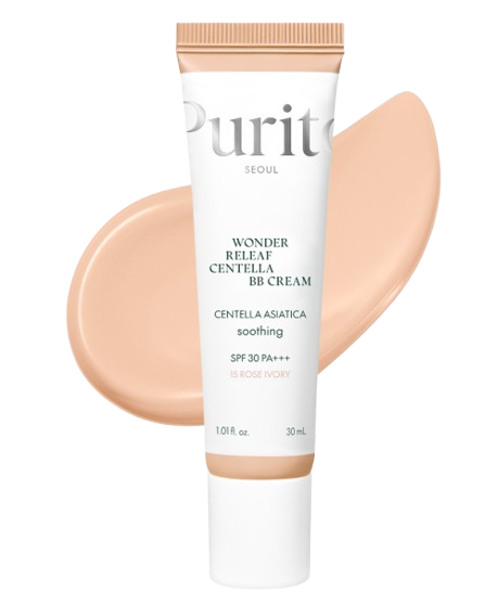 Крем ВВ PURITO Cica Clearing з екстрактом центелли №15 Rose Ivory 30 мл